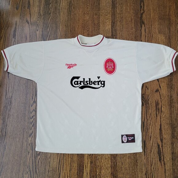 Liverpool Jersey Vintage 1996 1997 Reebok Rare Authentic Soccer Jersey LFC - Picture 4 of 15
